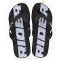 Chinelo Sandalia Rider Feel Urban Preto com Branco
