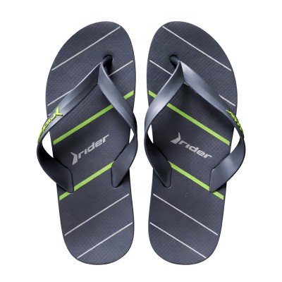 Chinelo Sandalia Rider Feel Urban Cinza com Verde