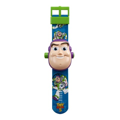 Relogio de Pulso C/ Projetor Buzz Lightyear - Toy Story Disney 5 Toyng