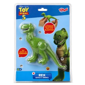 Boneco Rex Toy Story 5 - Estica e Brinca 16cm - Disney Toyng