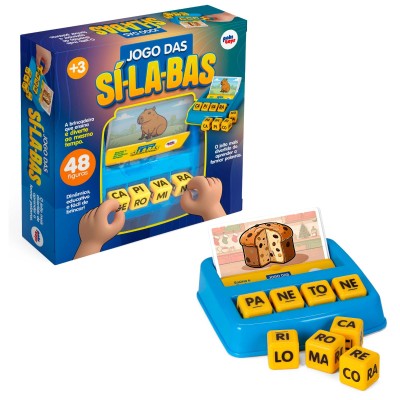 Jogo das Silabas Pakitoys