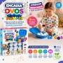 Kit de Aprendizado de Cores e Animais Encaixa Ovos Pakitoys