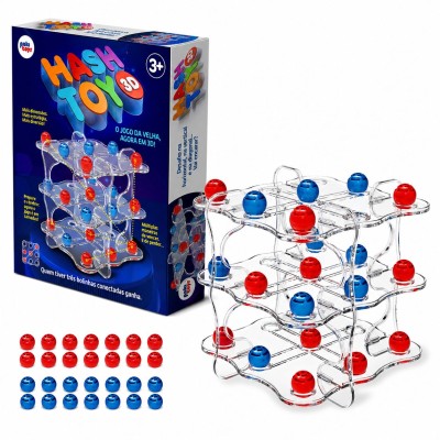 Hash Toy 3d - Jogo da Velha Pakitoys