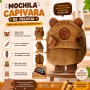 Mochila Capivara com Orelhinha Pelúcia Fofa BBR Toy