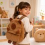 Mochila Capivara com Orelhinha Pelúcia Fofa BBR Toy