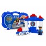 Maleta  C/ Kit de Blocos de Montar Tema Policial Pakitoys