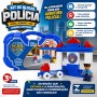 Maleta  C/ Kit de Blocos de Montar Tema Policial Pakitoys