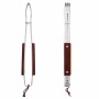 Pegador Churrasco Aço Inox 38cm Cabo Madeira - Corneta
