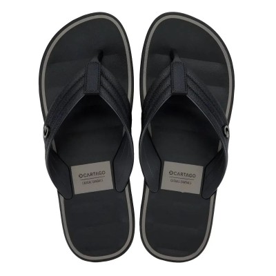 Chinelo Sandalia Ipanema Cartago Monterrey Preto C/ Cinza