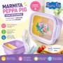 Marmita Pote Com Trava Hermetica Peppa 630ml Plasutil