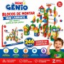 Blocos de Montar - Corrida de Bolinhas - Mini Labirinto Genio - 246 Peças BBR Toys