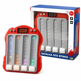 Jogo Batalha Dos Ritmos Mini Gênio Jogo De Música E Ritmos BBR Toys