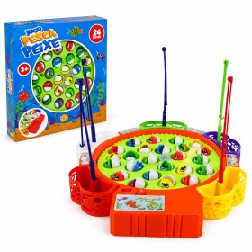 Jogo Pesca Peixe Grande 24 Peixes - Bbr Toys