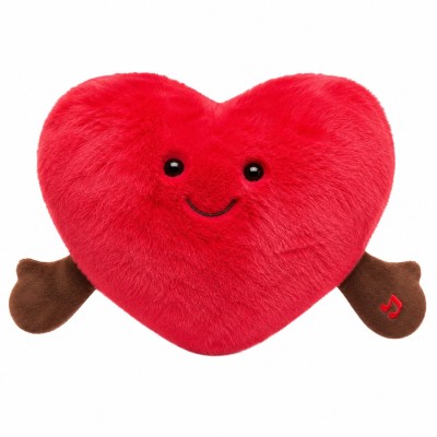 Pelucia Coracaozinho BBR Toys - Grava sua Voz