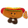 Pelúcia Fast Food Hot Dog ou X-Burger Feliz BBR Toys Macia Infantil