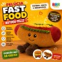 Pelúcia Fast Food Hot Dog ou X-Burger Feliz BBR Toys Macia Infantil