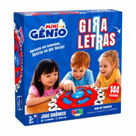 Jogos Gira Letras Mini Genio - Bbr Toys