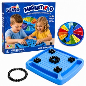 Jogo Tabuleiro Xadrez Magnetico - Mini Genio BBR Toys