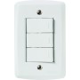 Interruptor Triplo Simples com Placa Lux²  4x2 Tramontina