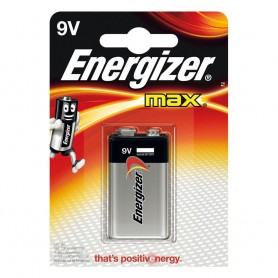 Bateria alcalina 9V Energizer Max cartela com 1 peça