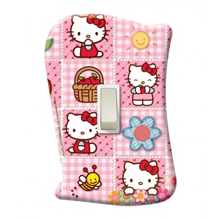 Interruptor com Placa Hello Kitty Startec