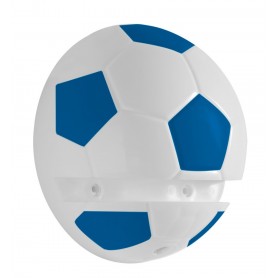 Suporte para Prateleira Futebol Branco e Azul Prat-k