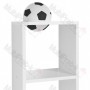 Suporte para Prateleira Futebol Branco e Verde Prat-k