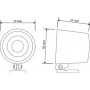 Sirene 12V para Alarme Techna