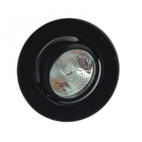Spot Móvel com Lâmpada Dicróica Preto 127V x 50W SP-14 Taschibr