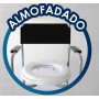 Assento Sanitário Almofadado Para Cadeira De Banho Mebuki
